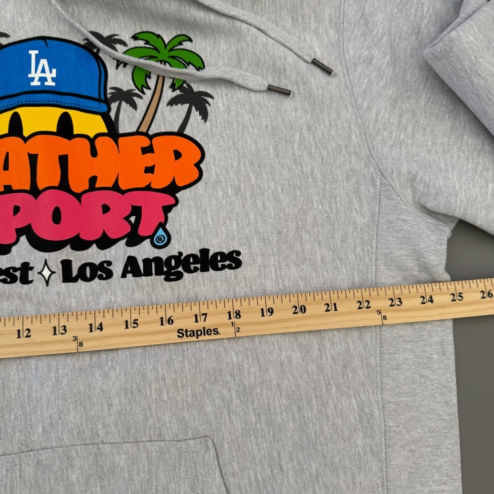 Weather Report Hoodie Weather‎ Fest Los Angeles Graphic Print Pullover - Picture 8 of 10